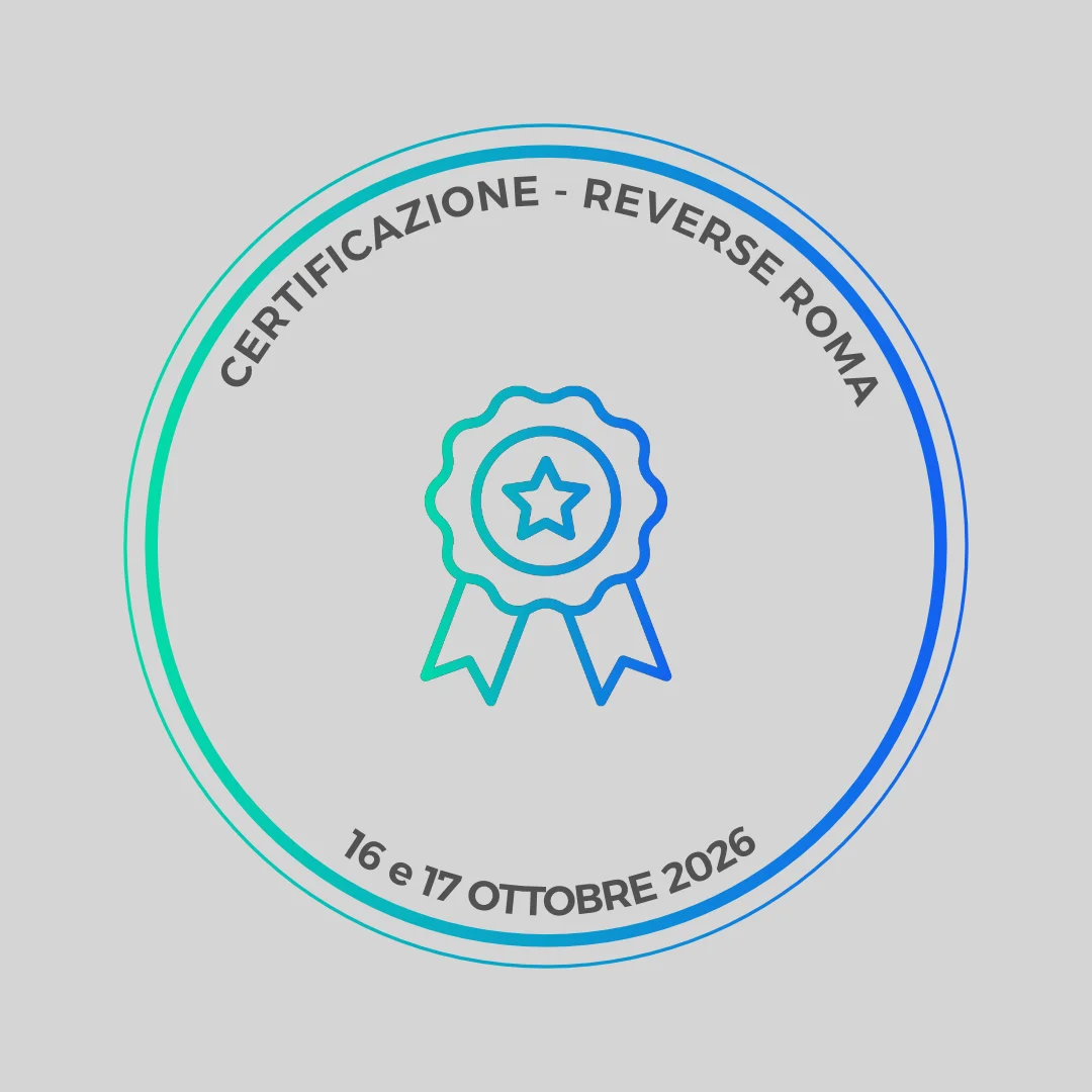 Badge-certificazione-reverse-roma_1 Badge Certificazione Reverse Roma 16 e 17 Ottobre 2026